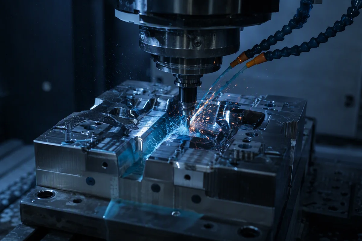 Tecnología de precisión CNC de 5 ejes en M&D Molds and Dies