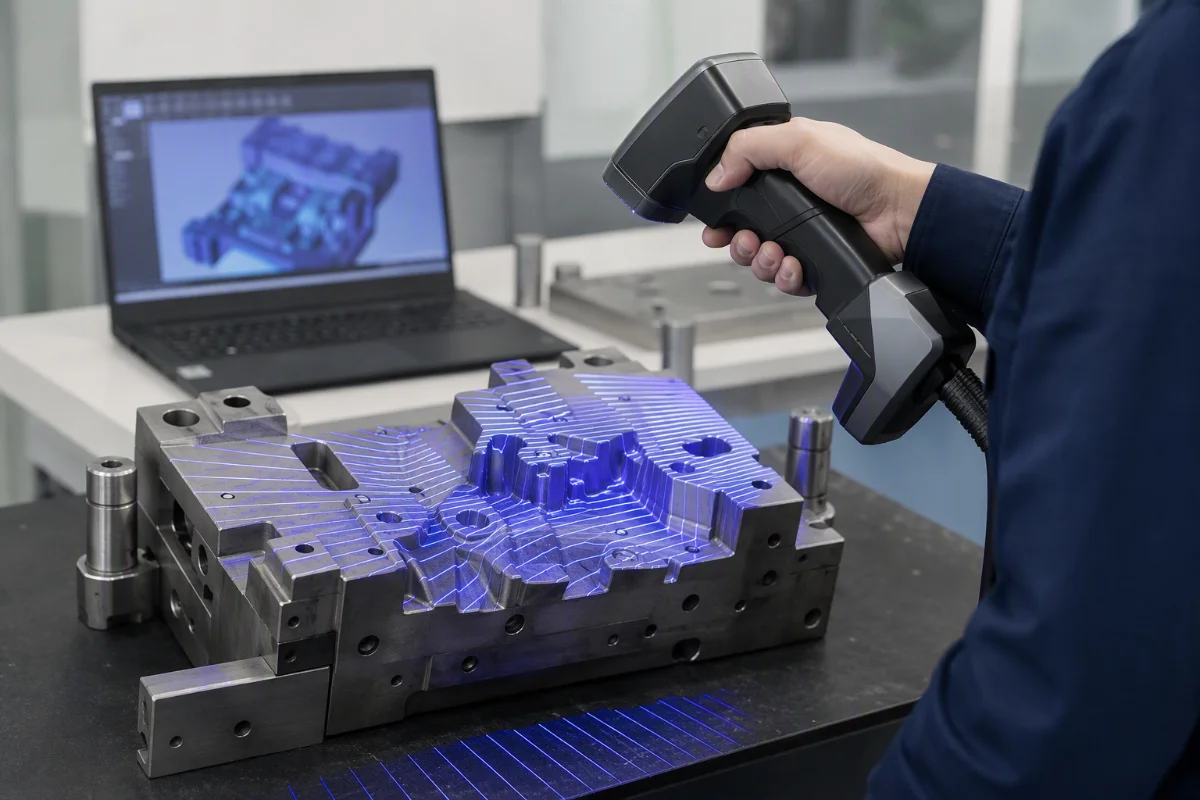 Ingeniería inversa y escaneo 3D en M&D Molds and Dies