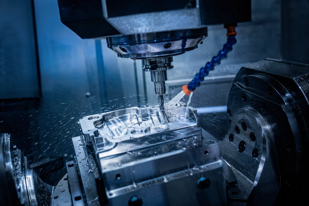 Maquinado CNC de precisión en centro de 5 ejes en M&D Molds and Dies