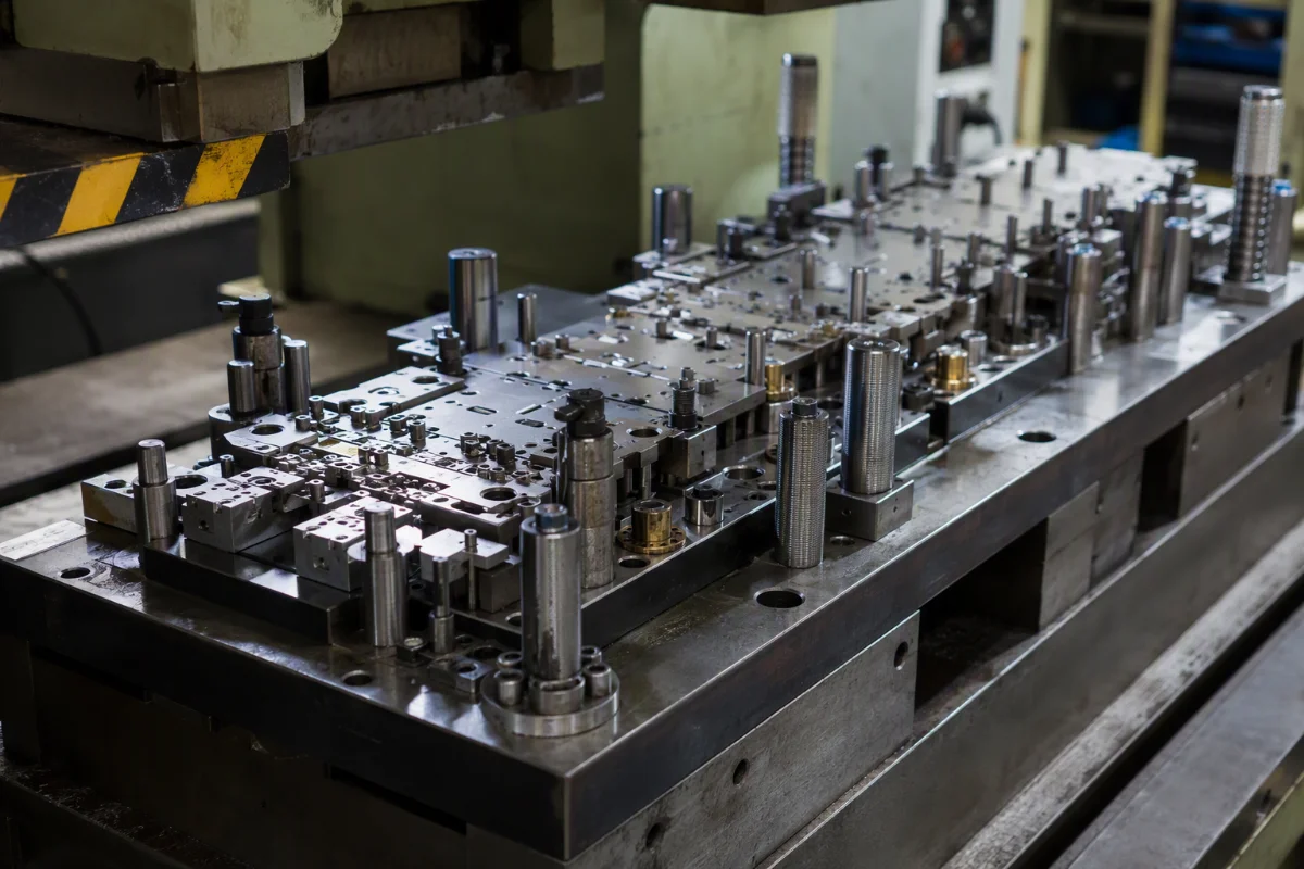 Troquel progresivo diseñado y fabricado por M&D Molds and Dies